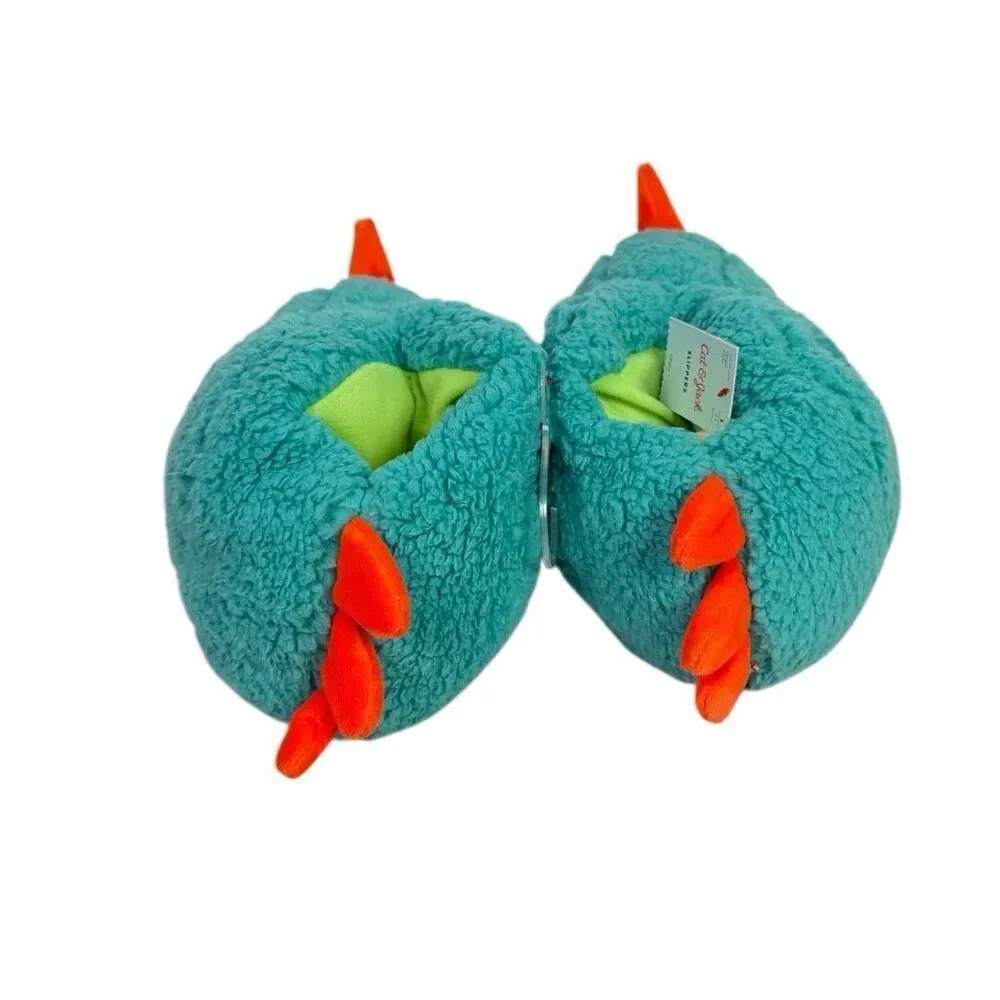 Cat & Jack Boys’ Slip On Slippers Blue Size Large 4-5 Target